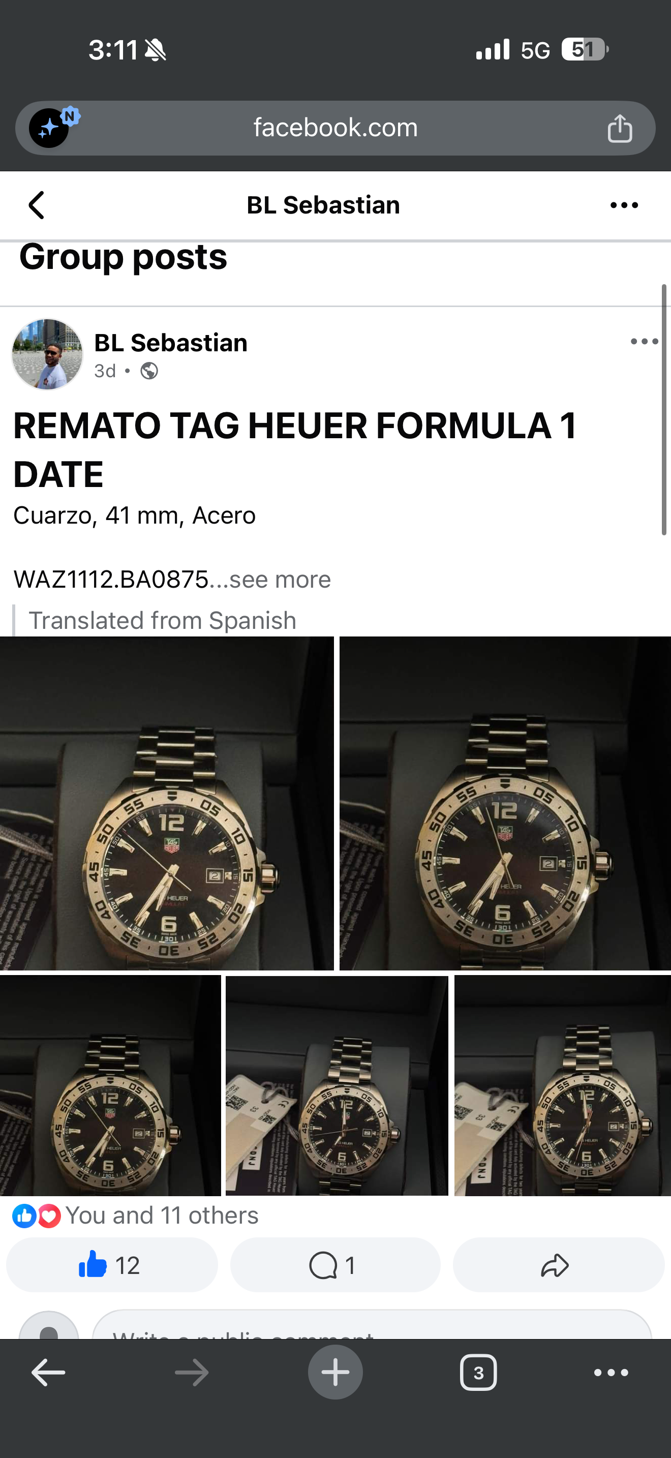 TAG Heuer Aquaracer Edición Limitada